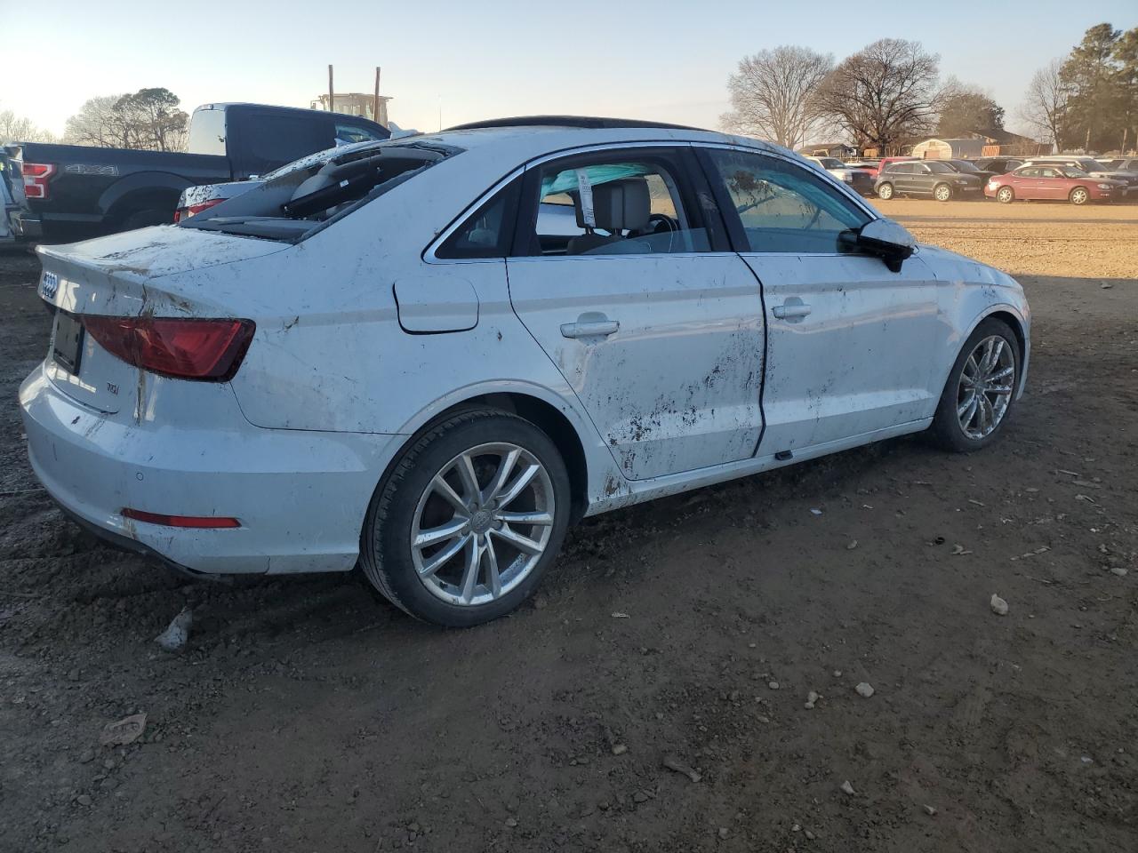 2015 Audi A3 VIN WAUAJGFF5F1045361 Copart auction photo, rollover damage thumbnail 3