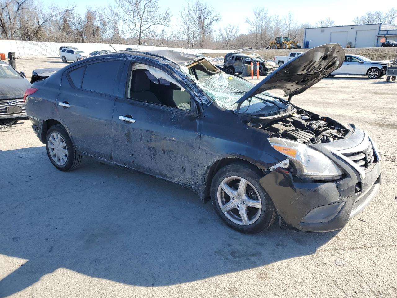 2017 Nissan Versa VIN 3N1CN7AP3HL817015 Copart auction photo, rollover damage thumbnail 4