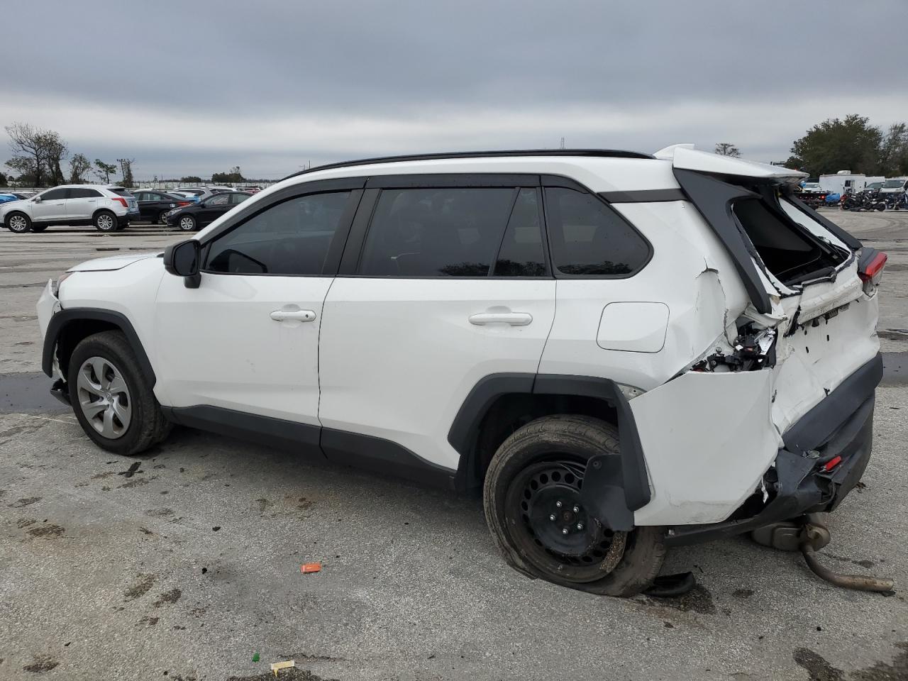 2021 Toyota RAV 4 VIN 2T3F1RFV4MW204039 Copart auction photo, rear end / front end damage thumbnail 2