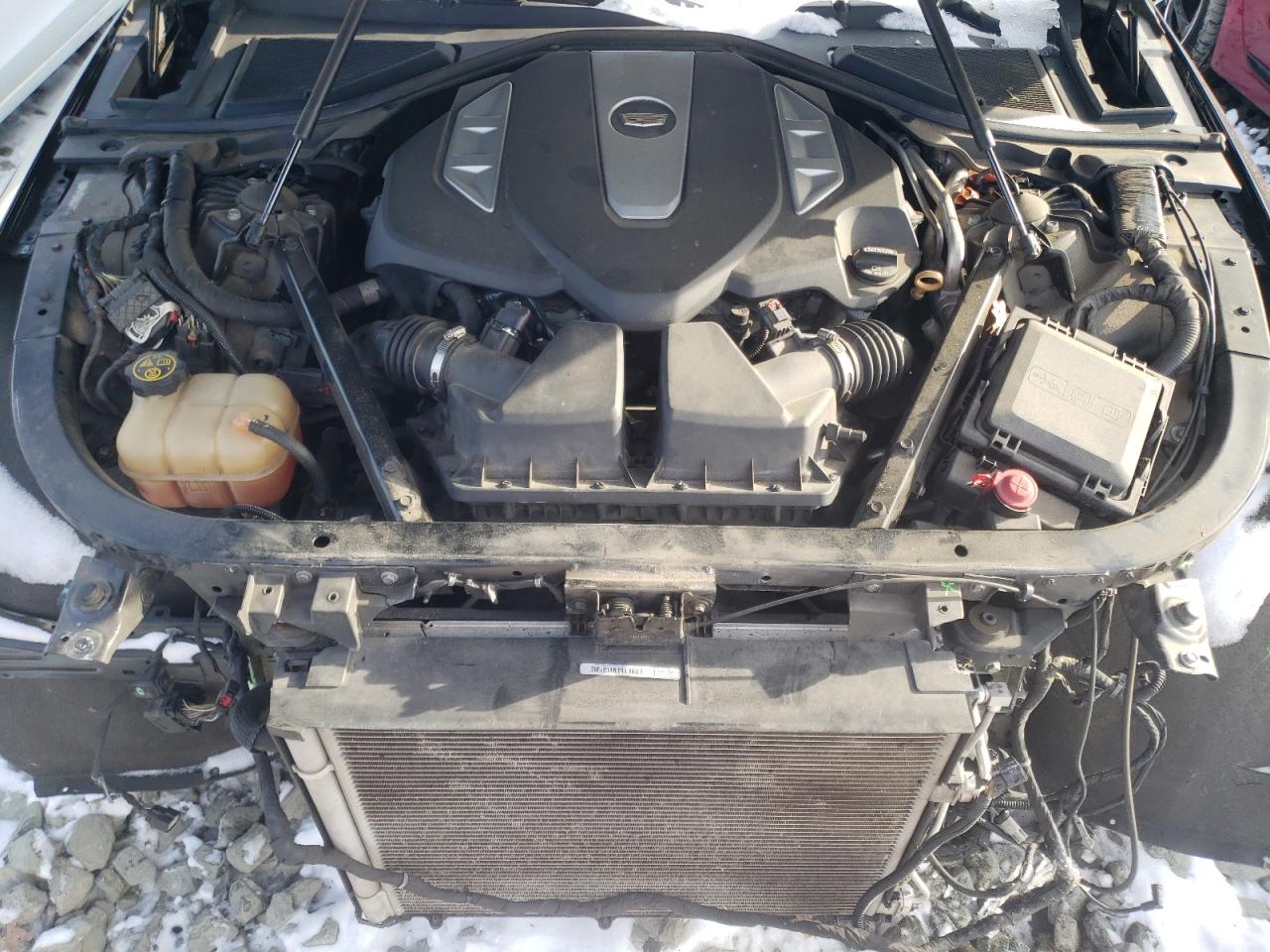2018 Cadillac CT6 VIN 1G6KP5R67JU129231 Copart auction photo, front end damage thumbnail 11