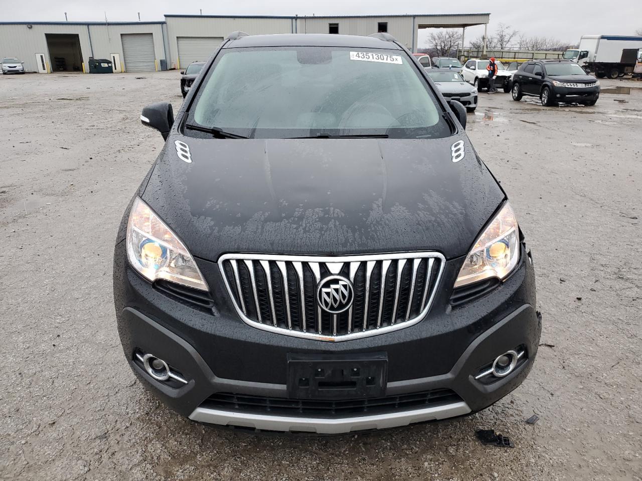 2015 Buick Encore VIN KL4CJBSB8FB246516 Copart auction photo, front end / side damage thumbnail 5