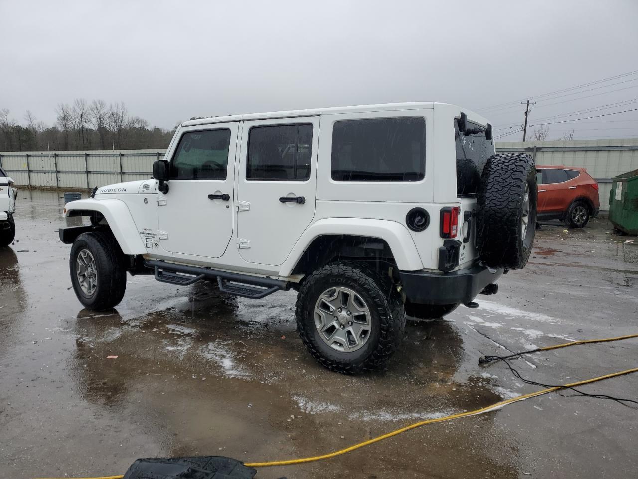 2017 Jeep Wrangler VIN 1C4BJWFG5HL611567 Copart auction photo, side damage thumbnail 2