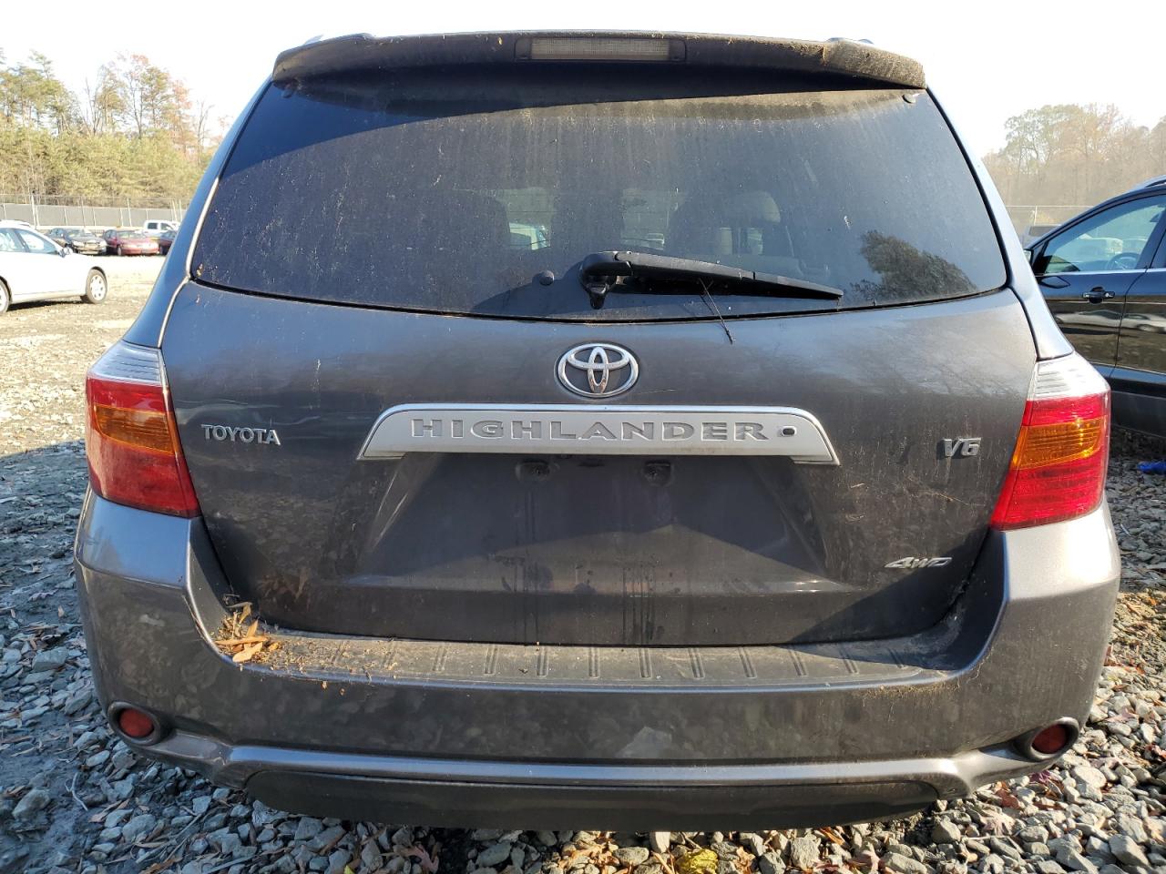 2010 Toyota Highlander VIN JTEDK3EH8A2163475 Copart auction photo, front end / side damage thumbnail 6