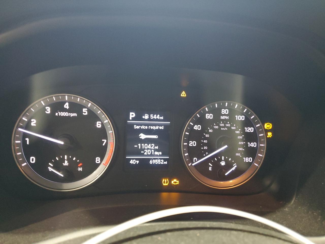 2019 Hyundai Sonata VIN 5NPE24AF4KH781282 Copart auction photo, front end / rear end damage thumbnail 9