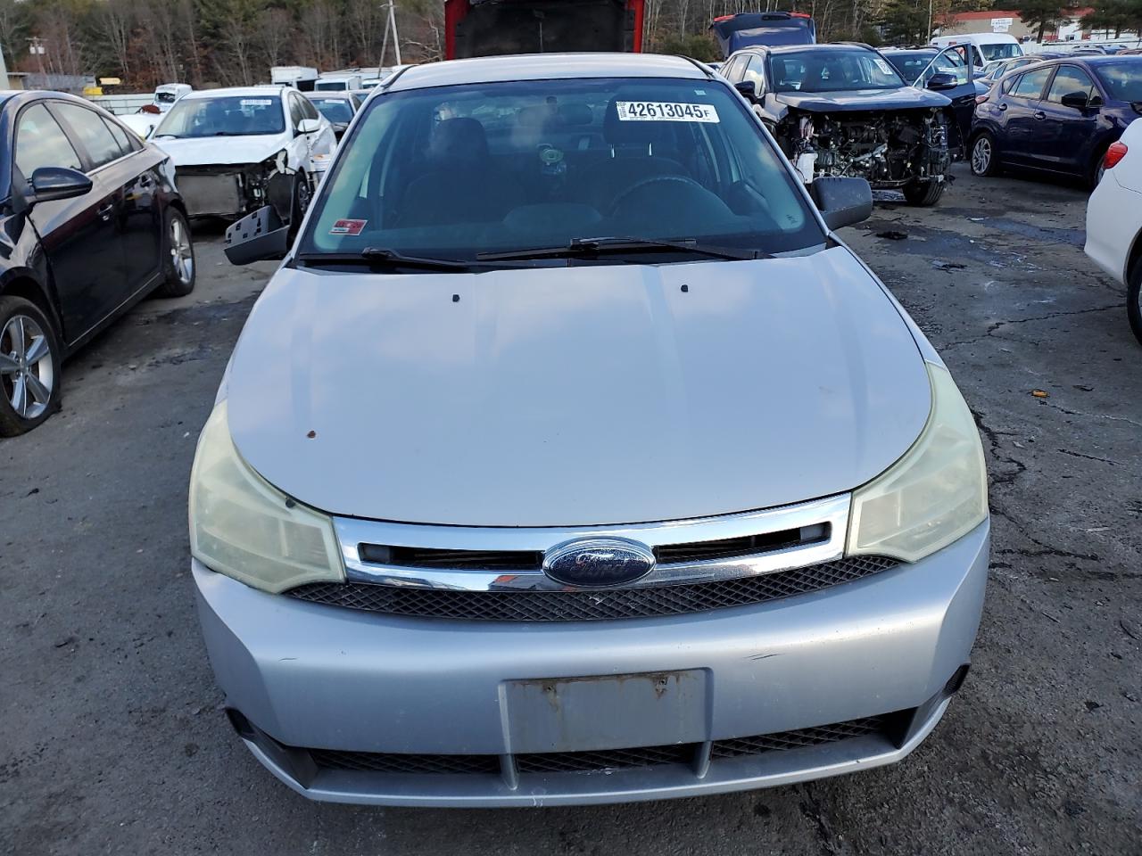 2008 Ford Focus VIN 1FAHP35N28W193349 Copart auction photo, front end / side damage thumbnail 5