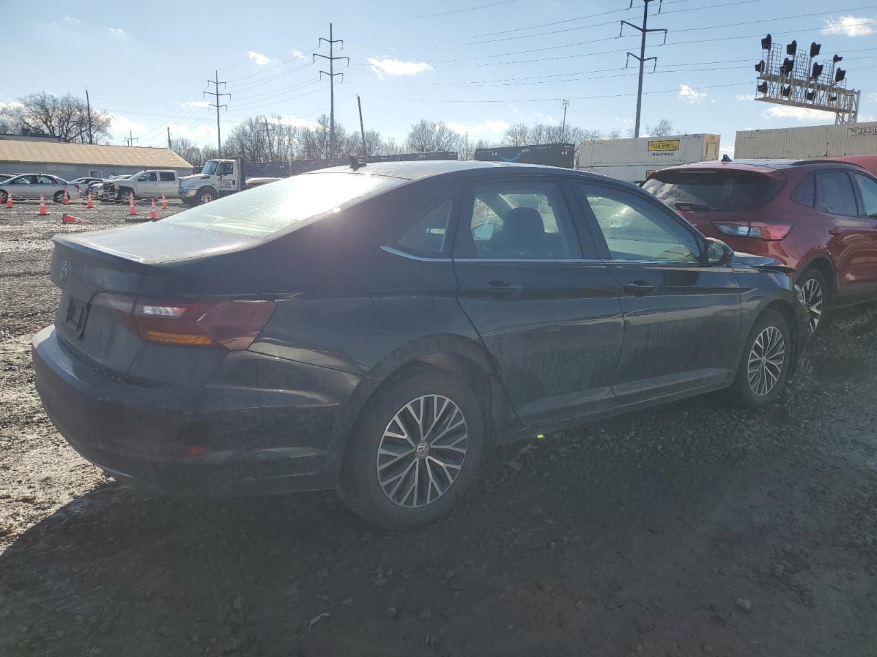 2019 Volkswagen Jetta VIN 3VWC57BU1KM148601 Copart auction photo, front end damage thumbnail 3