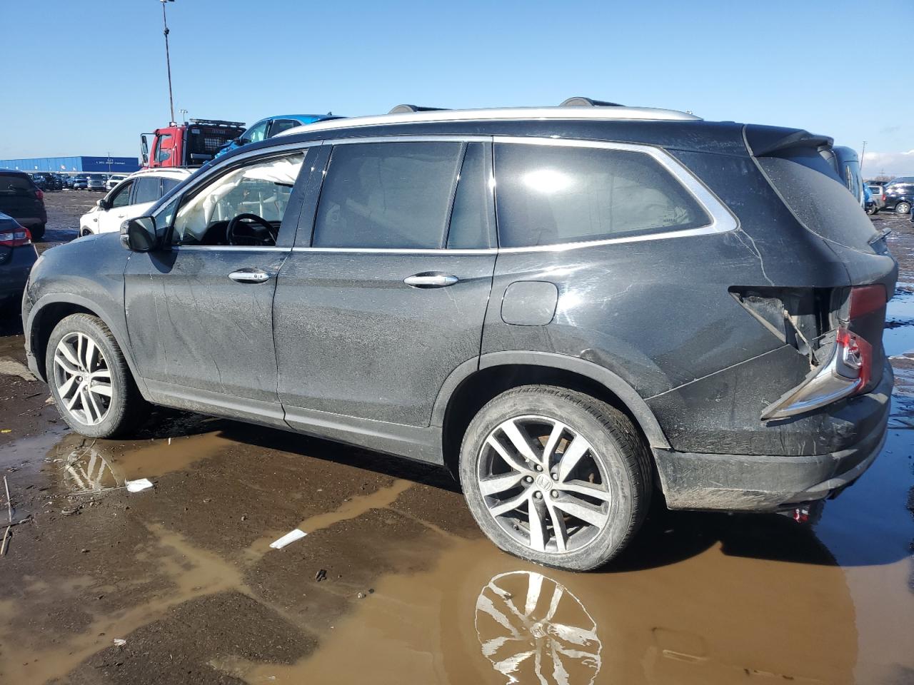 2016 Honda Pilot VIN 5FNYF6H93GB049678 Copart auction photo, rear end / front end damage thumbnail 2