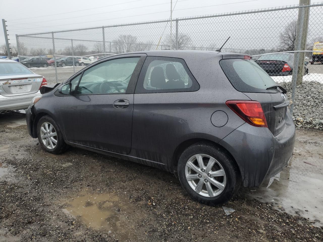 2015 Toyota Yaris VIN VNKJTUD36FA039063 Copart auction photo, front end damage thumbnail 2