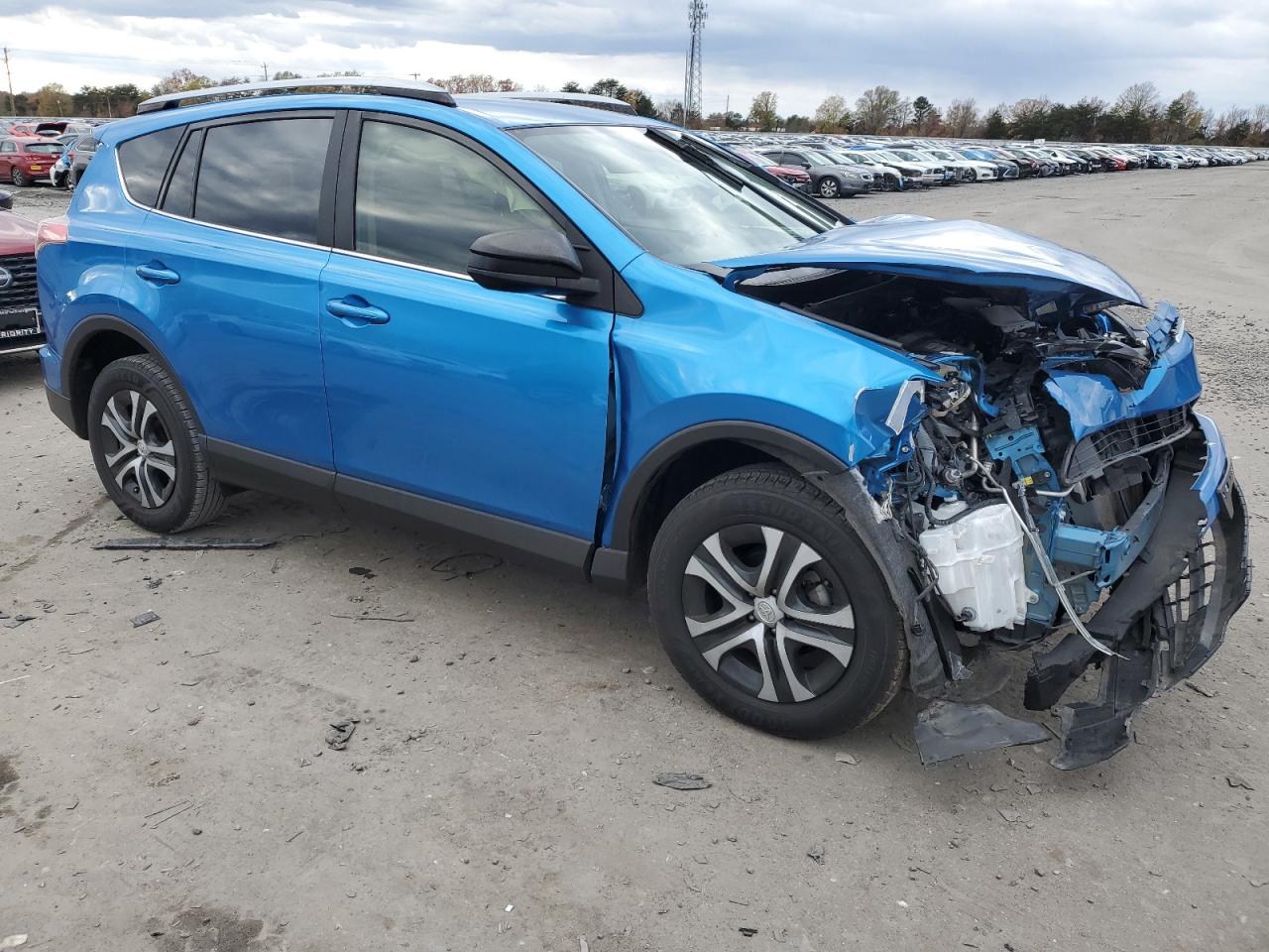 2018 Toyota RAV 4 VIN JTMZFREVXJJ724742 Copart auction photo, front end damage thumbnail 4