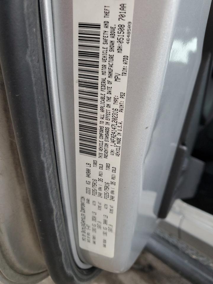 2007 Jeep Wrangler VIN 1J4FA24147L202316 Copart auction photo, front end / minor dent/scratches damage thumbnail 13