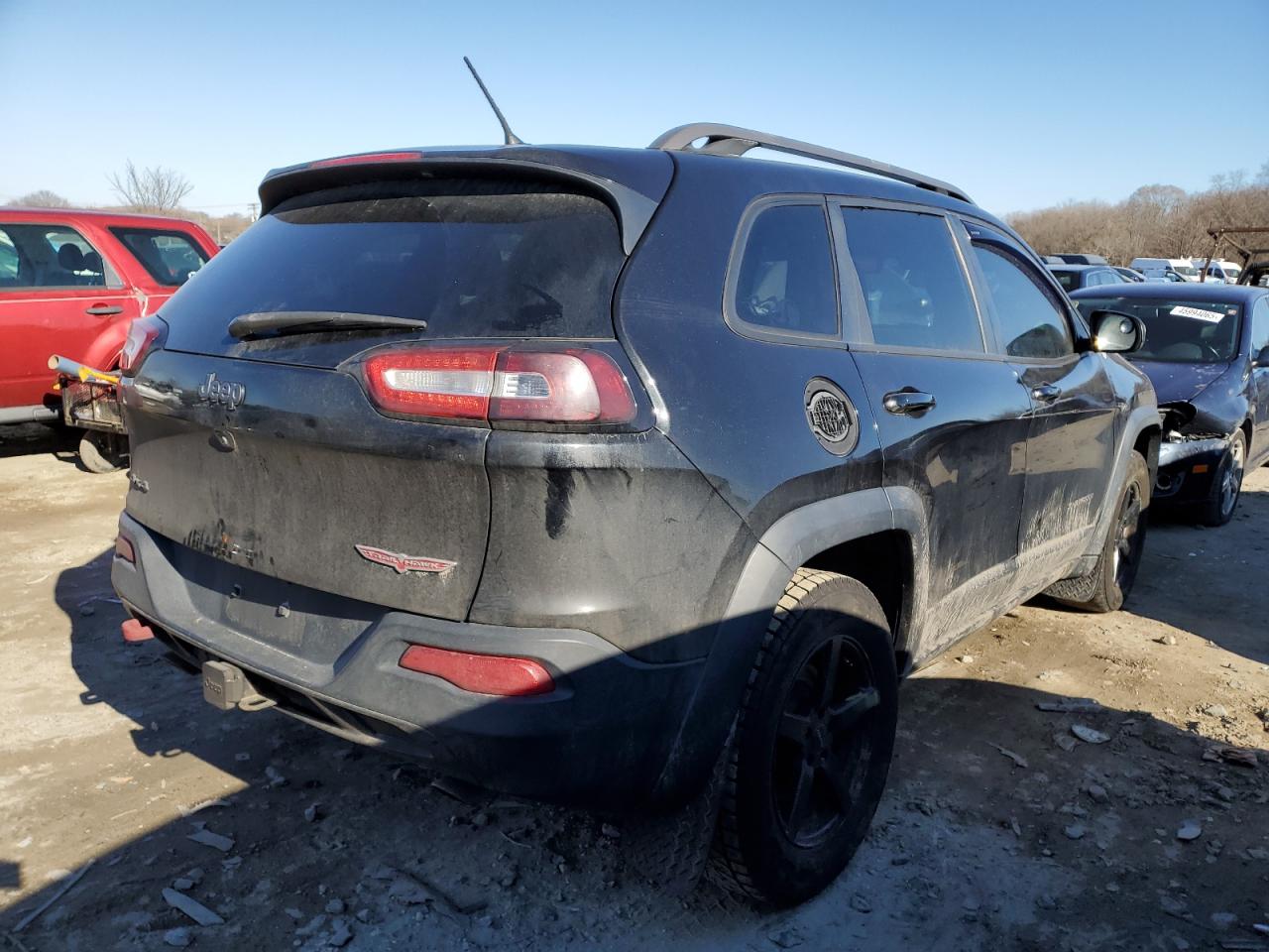 2015 Jeep Cherokee VIN 1C4PJMBS3FW572056 Copart auction photo, side damage thumbnail 3