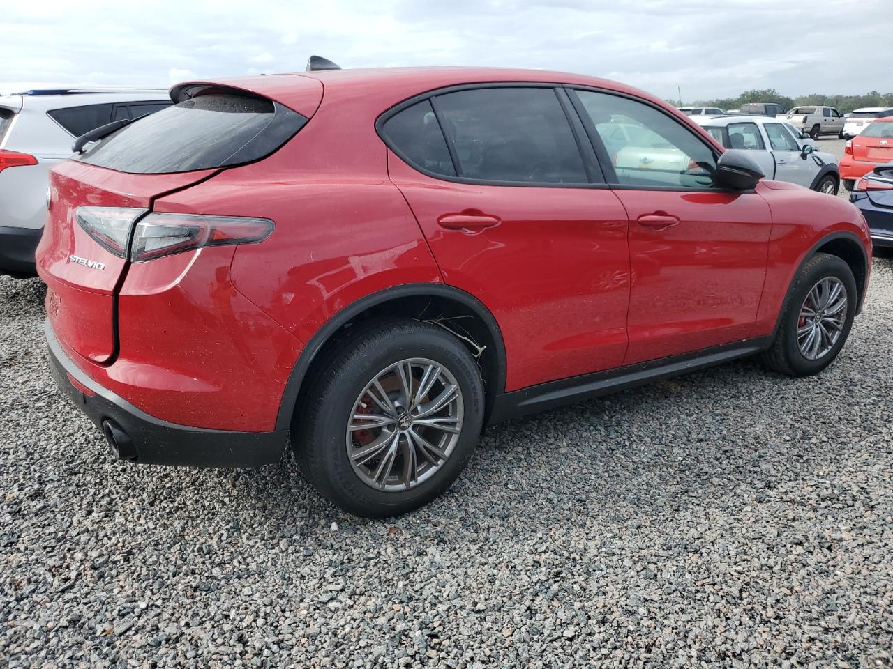 2024 Alfa Romeo Stelvio VIN ZASPAJAN2R7D70695 Copart auction photo, water/flood damage thumbnail 3