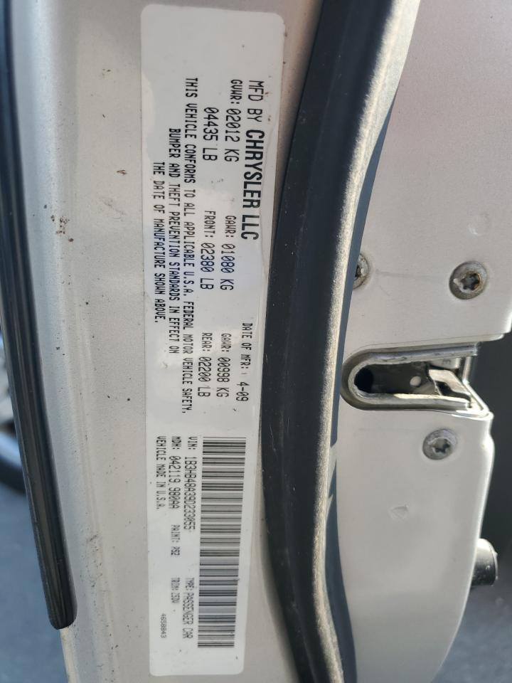 2009 Dodge Caliber VIN 1B3HB48A39D233055 Copart auction photo, rear end / minor dent/scratches damage thumbnail 13