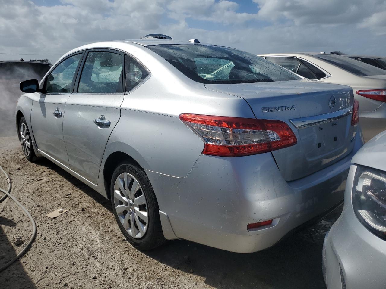 2013 Nissan Sentra VIN 3N1AB7AP4DL627749 Copart auction photo, water/flood damage thumbnail 2