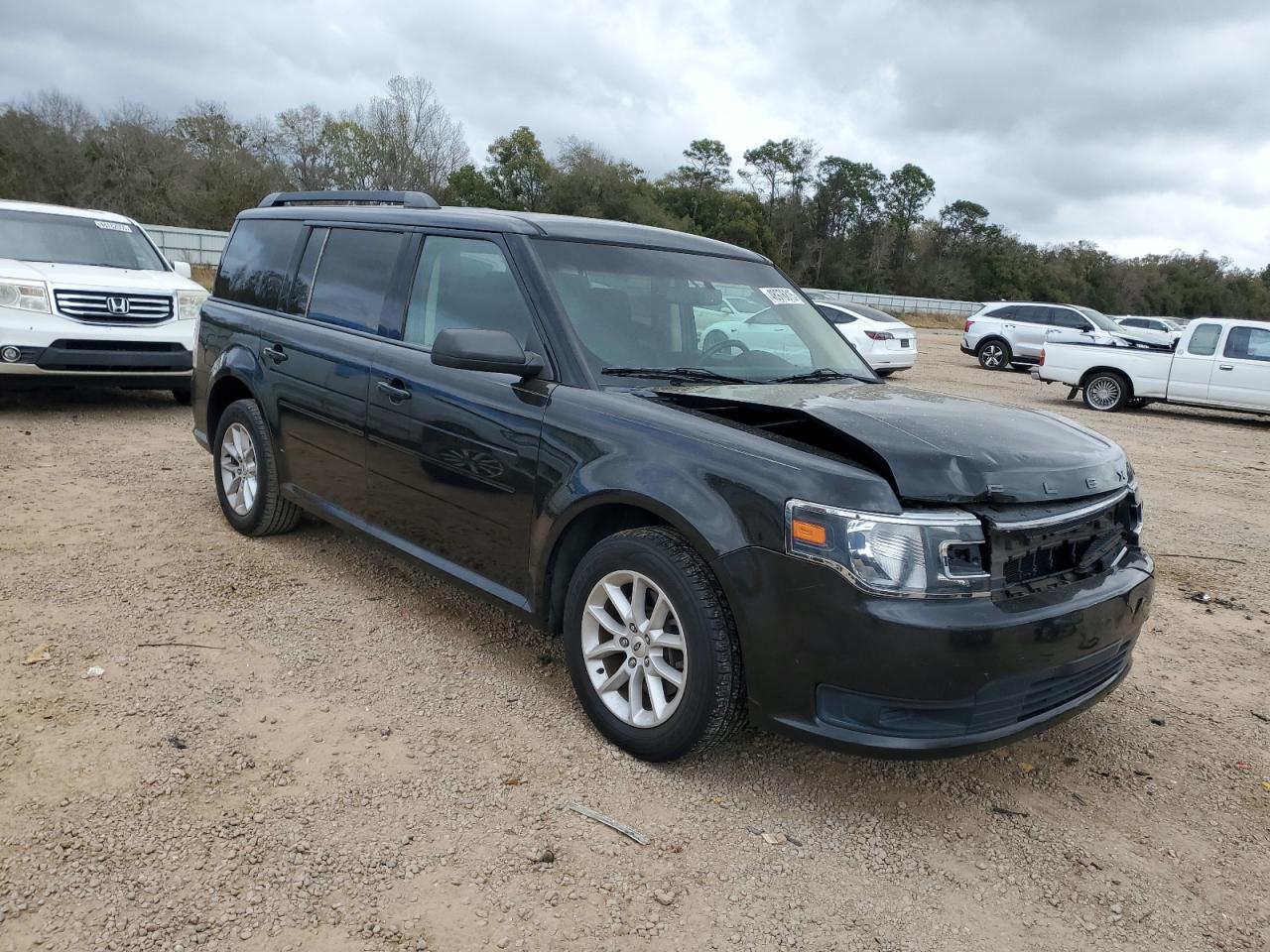 2014 Ford Flex VIN 2FMGK5B82EBD12735 Copart auction photo, front end damage thumbnail 4