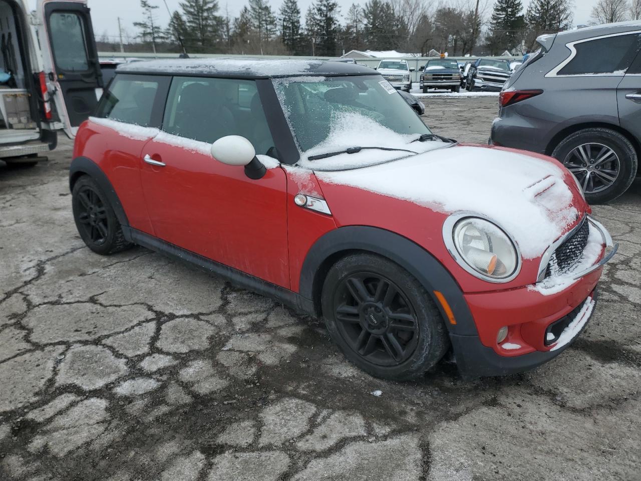 2013 MINI Cooper VIN WMWSV3C56DT389389 Copart auction photo, front end / rear end damage thumbnail 4