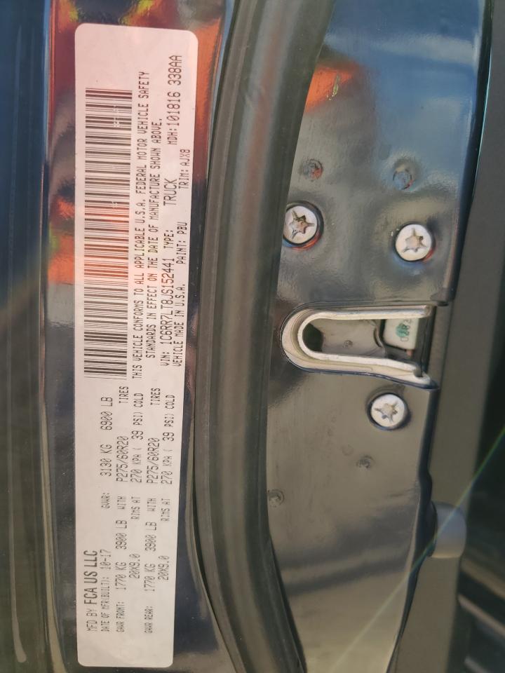 2018 RAM 1500 VIN 1C6RR7LT8JS152441 Copart auction photo, front end / minor dent/scratches damage thumbnail 12