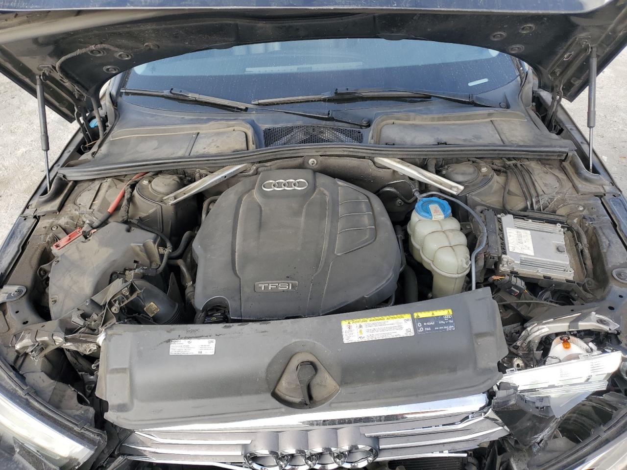 2018 Audi A4 VIN WAUKMAF44JA006938 Copart auction photo, front end damage thumbnail 12