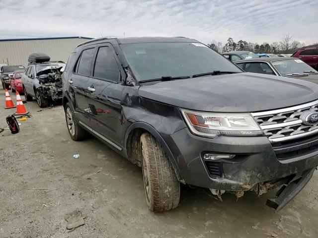 2018 Ford Explorer VIN 1FM5K7F8XJGC80844 Copart auction photo, front end / side damage thumbnail 11