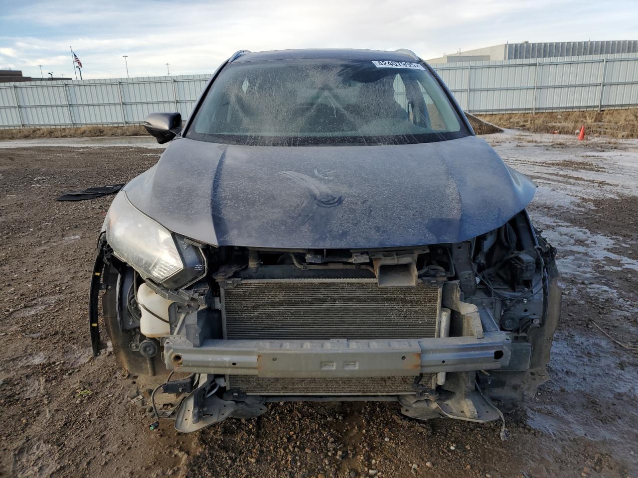 2016 Honda HR-V VIN 3CZRU6H71GM766319 Copart auction photo, side / front end damage thumbnail 5