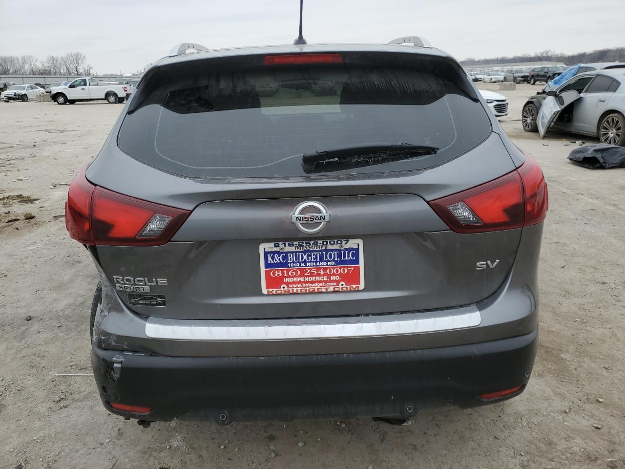 2019 Nissan Rogue VIN JN1BJ1CP8KW525153 Copart auction photo, rear end damage thumbnail 6