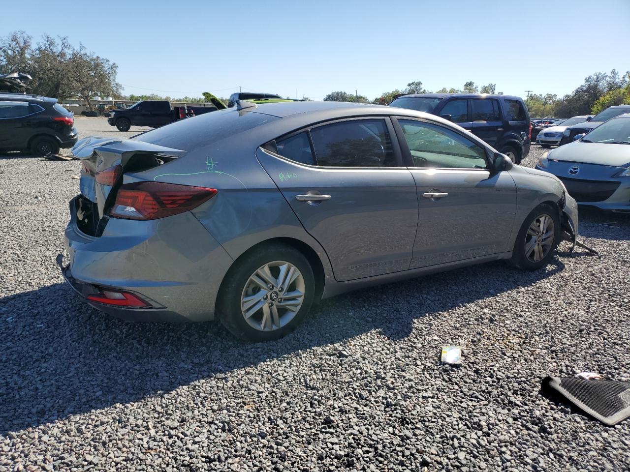 2019 Hyundai Elantra VIN 5NPD84LF2KH463362 Copart auction photo, rear end / front end damage thumbnail 3