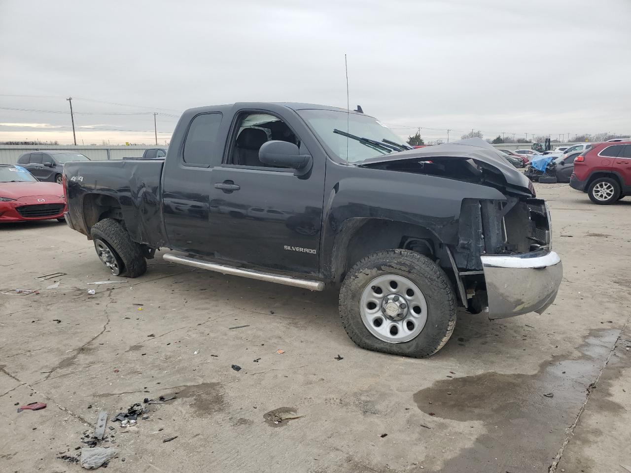 2012 Chevrolet Silverado VIN 1GCRKREA1CZ208234 Copart auction photo, all over damage thumbnail 4