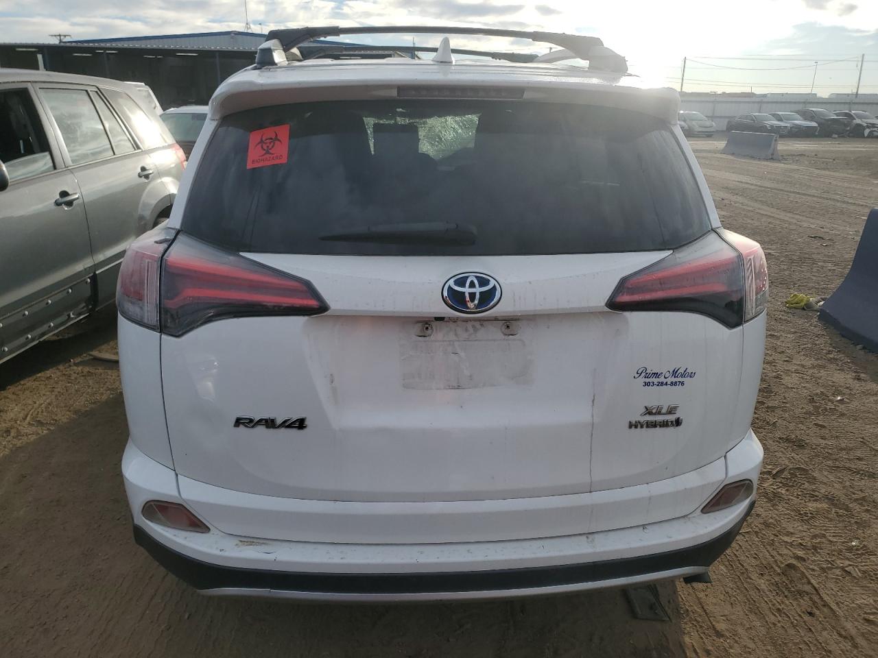 2016 Toyota RAV 4 VIN JTMRJREV5GD017943 Copart auction photo, front end damage thumbnail 6