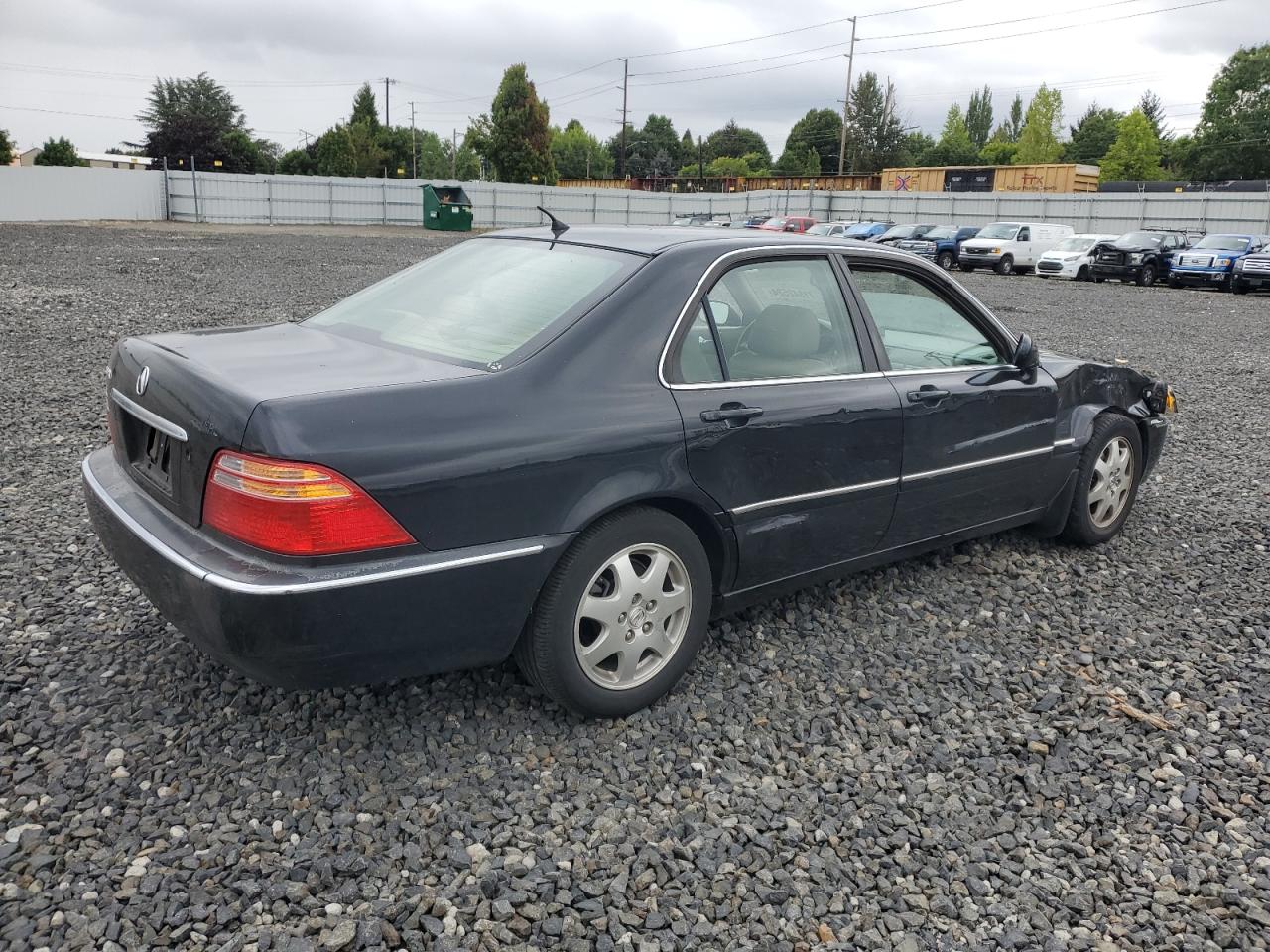 2002 Acura RL VIN JH4KA96652C001103 Copart auction photo, side / front end damage thumbnail 3