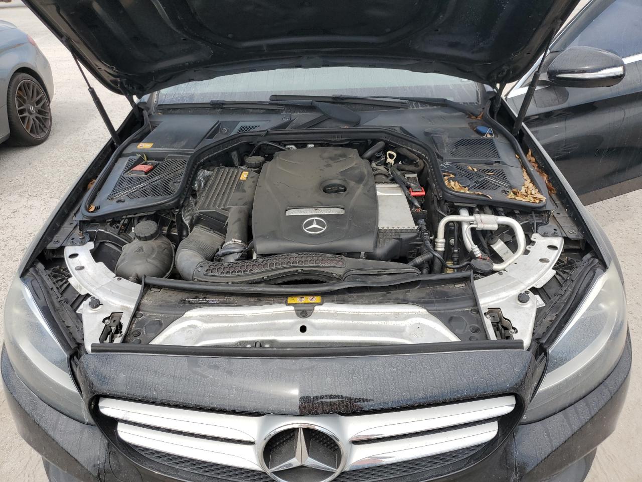 2015 Mercedes-Benz C-klasse VIN 55SWF4KBXFU026371 Copart auction photo, water/flood damage thumbnail 11