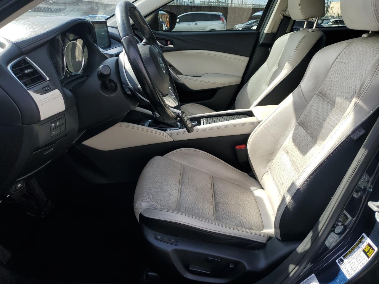 2016 Mazda 6 VIN JM1GJ1W59G1478524 Copart auction photo, side / front end damage thumbnail 7