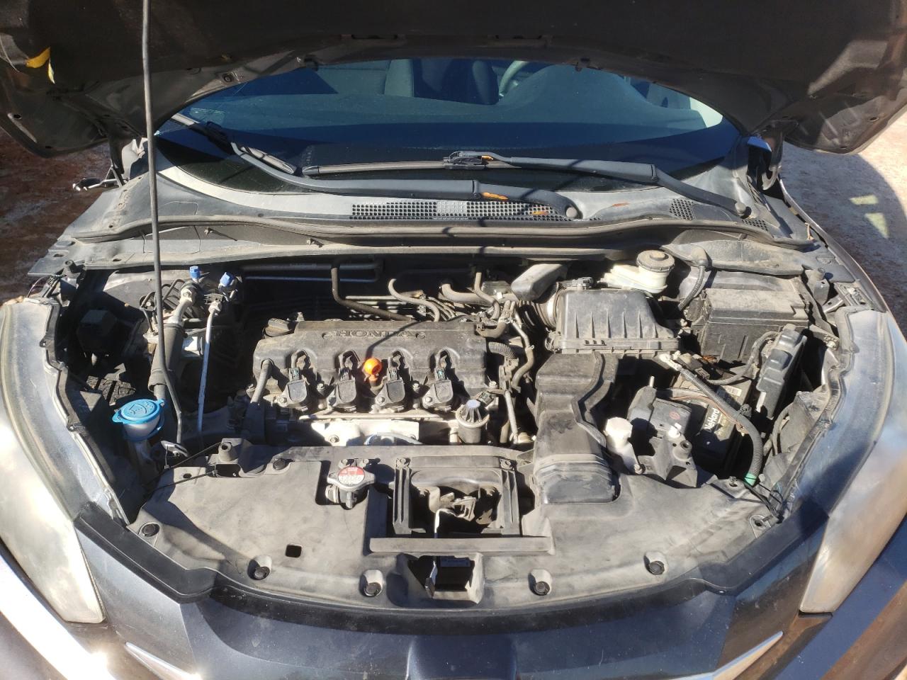 2016 Honda HR-V VIN 3CZRU5H58GM734525 Copart auction photo, front end / side damage thumbnail 11
