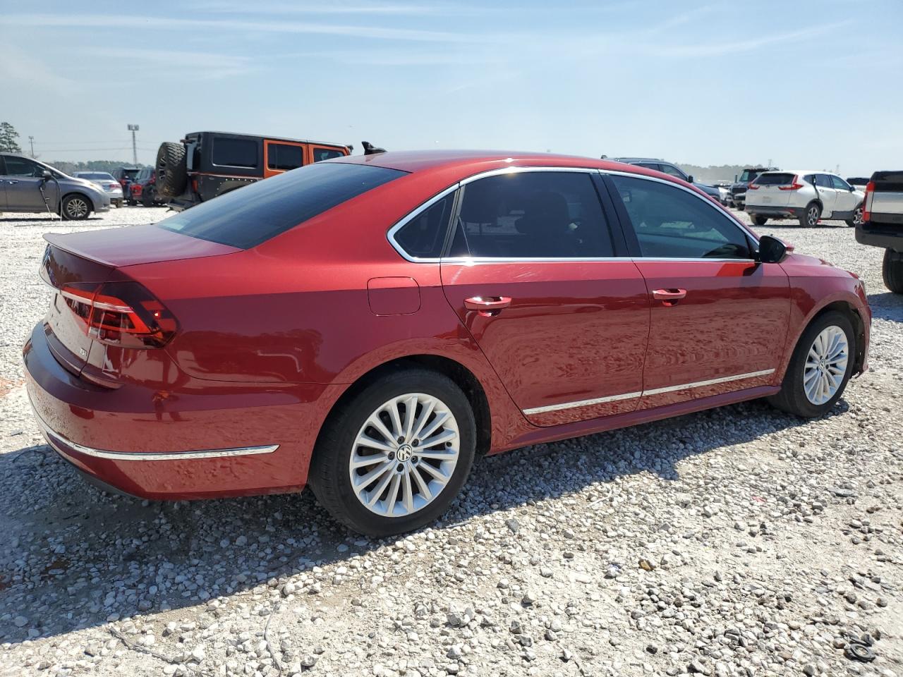 2017 Volkswagen Passat VIN 1VWBT7A35HC017899 Copart auction photo, side / front end damage thumbnail 3