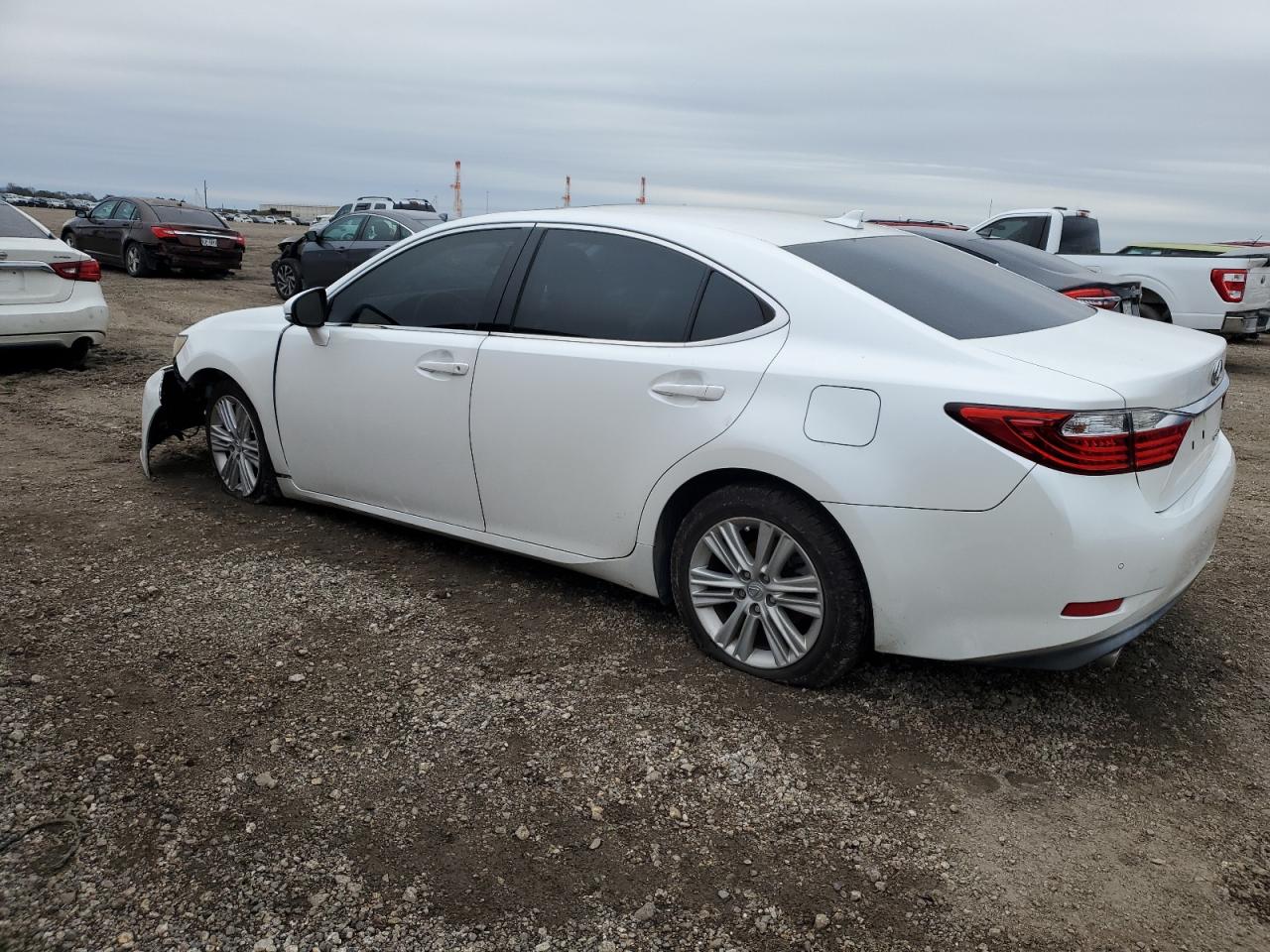 2013 Lexus ES VIN JTHBK1GGXD2055561 Copart auction photo, front end / undercarriage damage thumbnail 2