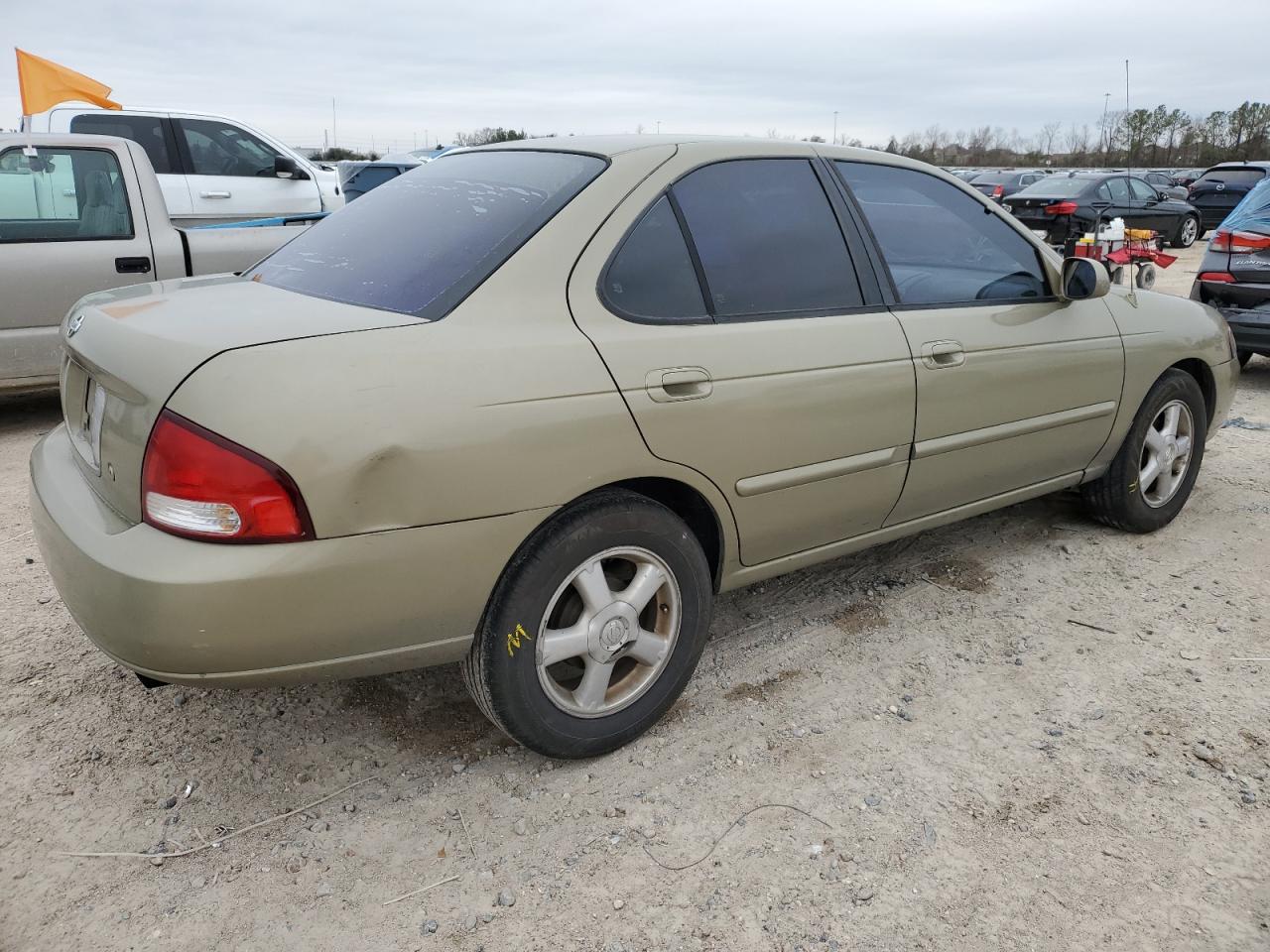 2000 Nissan Sentra VIN 3N1CB51DXYL315654 Copart auction photo, side / front end damage thumbnail 3