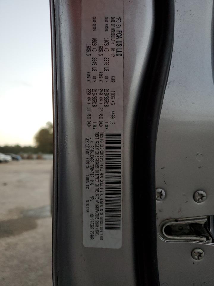 2018 Jeep Compass VIN 3C4NJCAB3JT204512 Copart auction photo, biohazard/chemical damage thumbnail 14