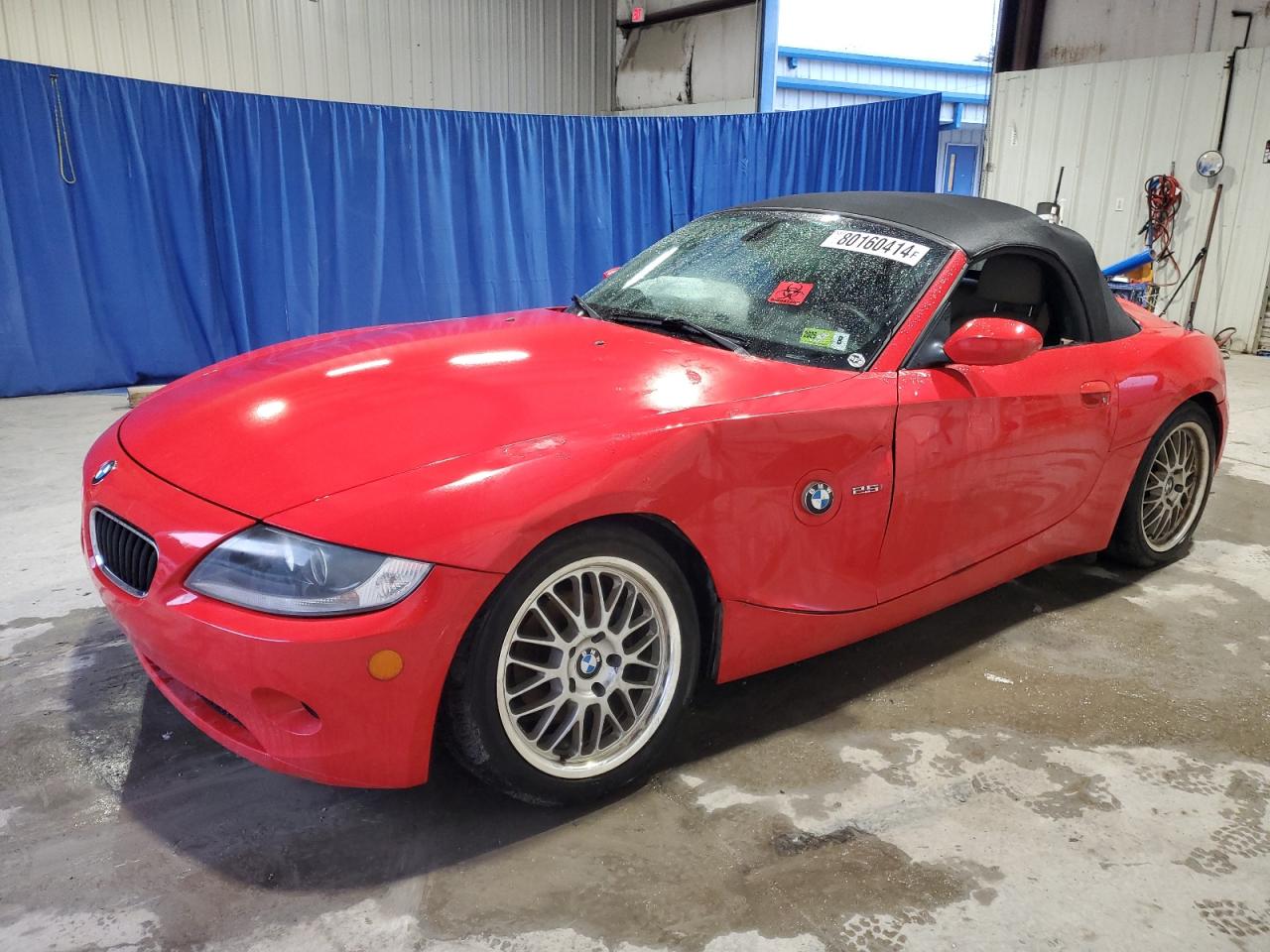 2005 BMW Z4 VIN 4USBT33525LR70442