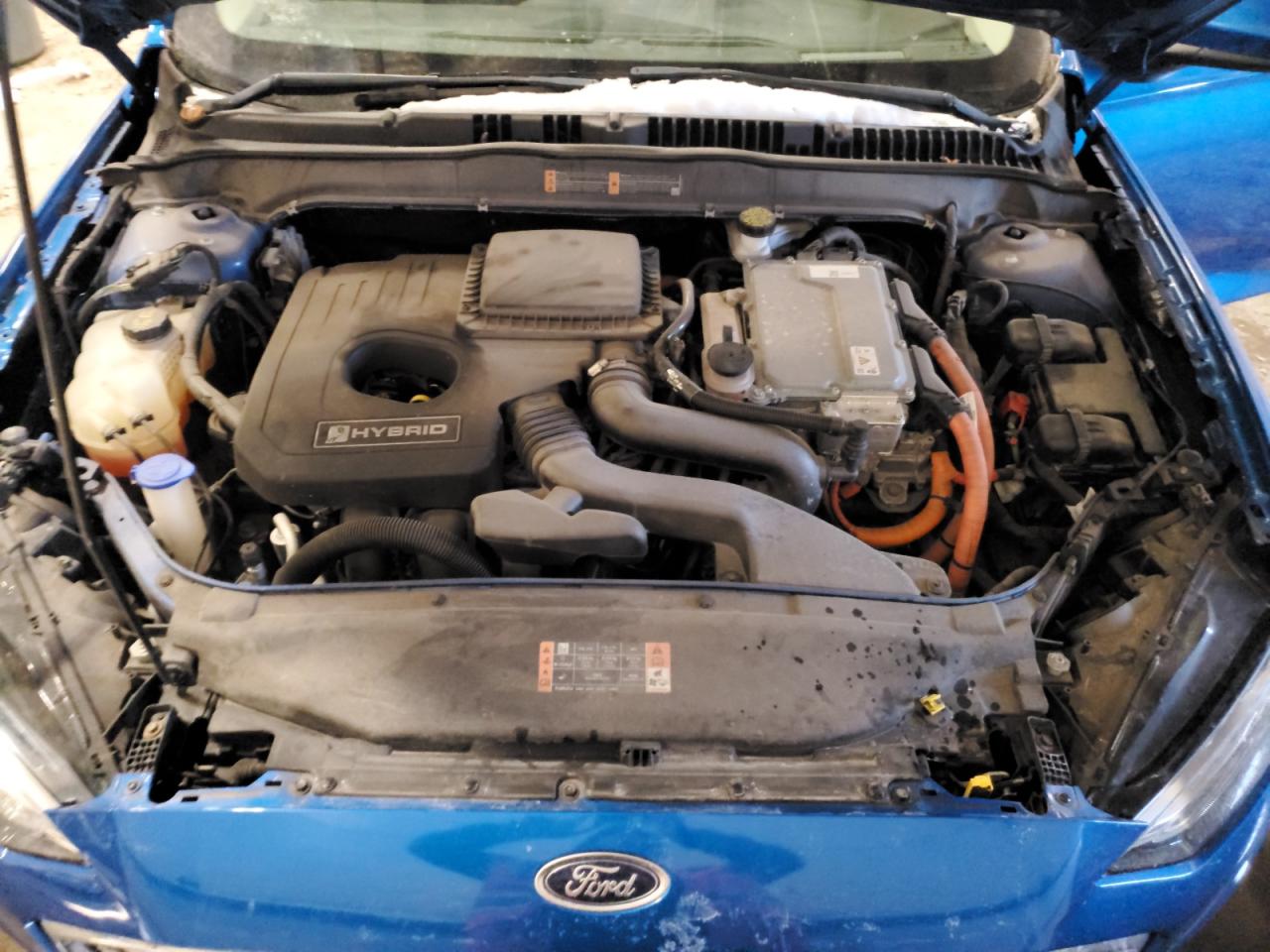 2019 Ford Fusion VIN 3FA6P0LU9KR108100 Copart auction photo, side / rear end damage thumbnail 11