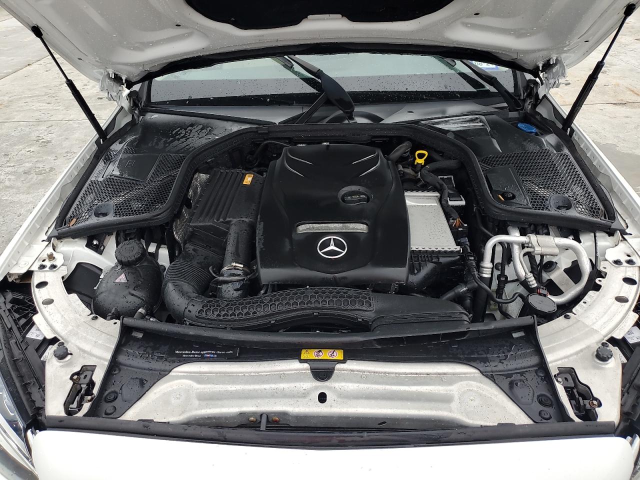 2018 Mercedes-Benz C-klasse VIN WDDWF4KB2JR330143 Copart auction photo, water/flood damage thumbnail 12