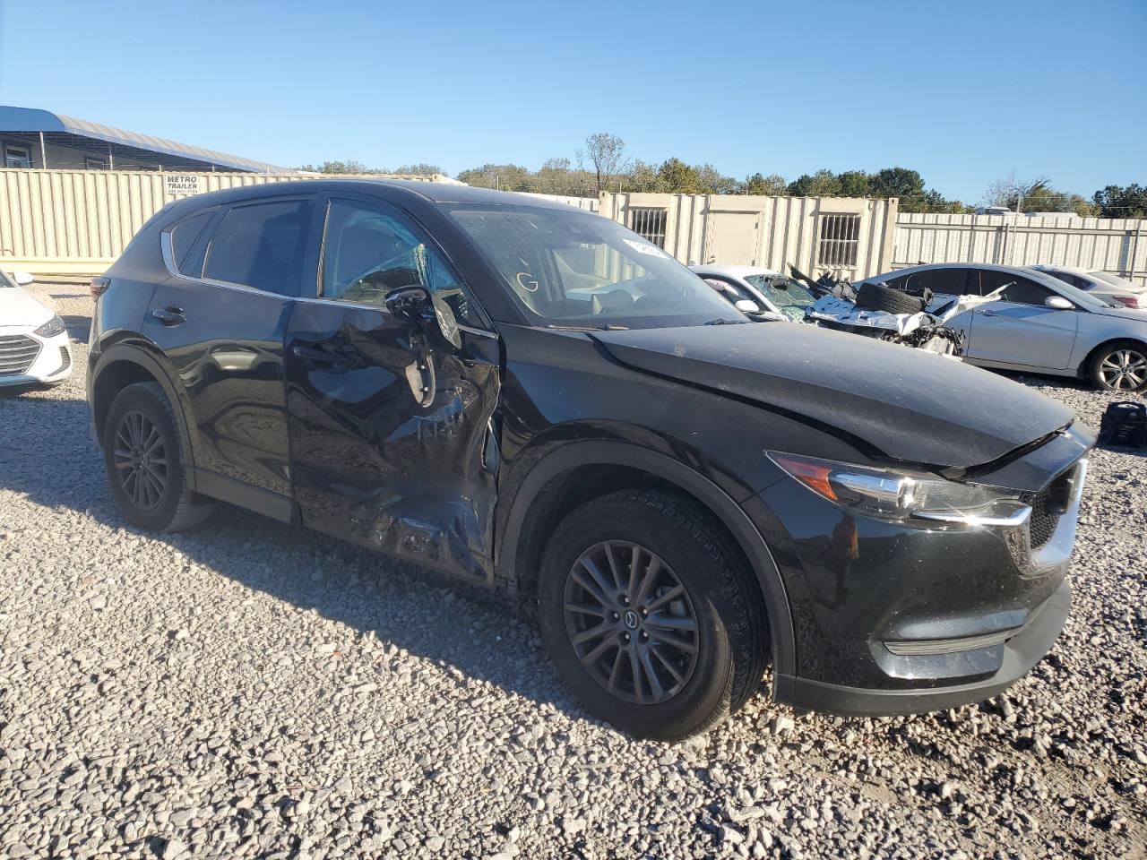 2021 Mazda CX-5 VIN JM3KFACM3M0321796 Copart auction photo, side damage thumbnail 4
