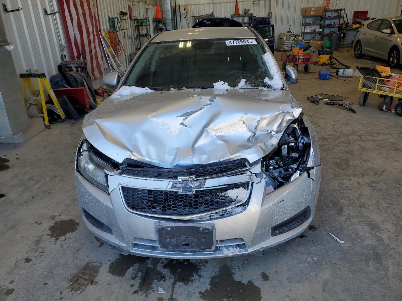 2013 Chevrolet Cruze VIN 1G1PC5SB8D7180139 Copart auction photo, front end damage thumbnail 5