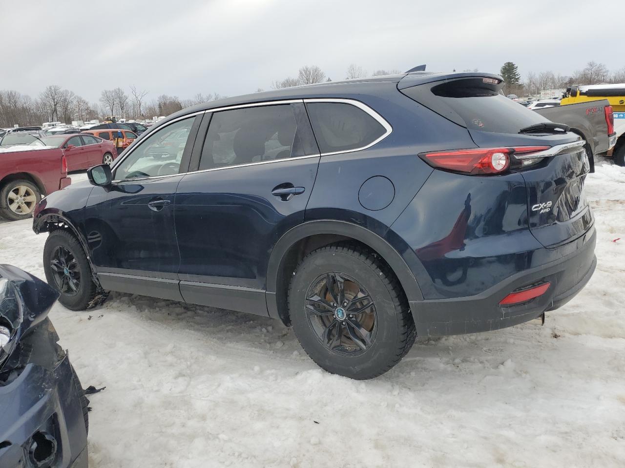 2019 Mazda CX-9 VIN JM3TCBBYXK0313828 Copart auction photo, front end / side damage thumbnail 2