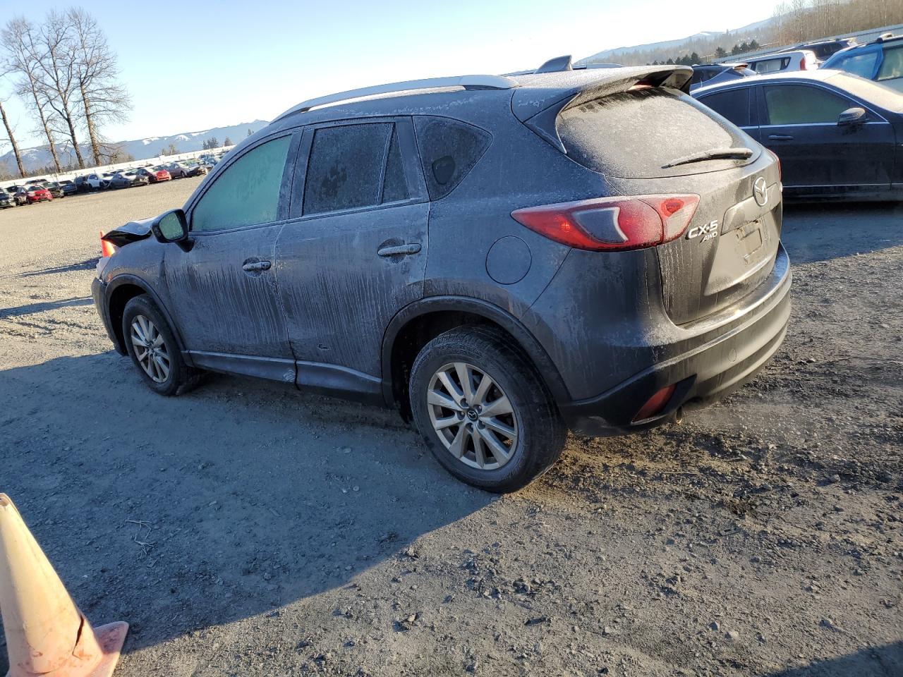 2014 Mazda CX-5 VIN JM3KE4CY5E0355523 Copart auction photo, front end damage thumbnail 2