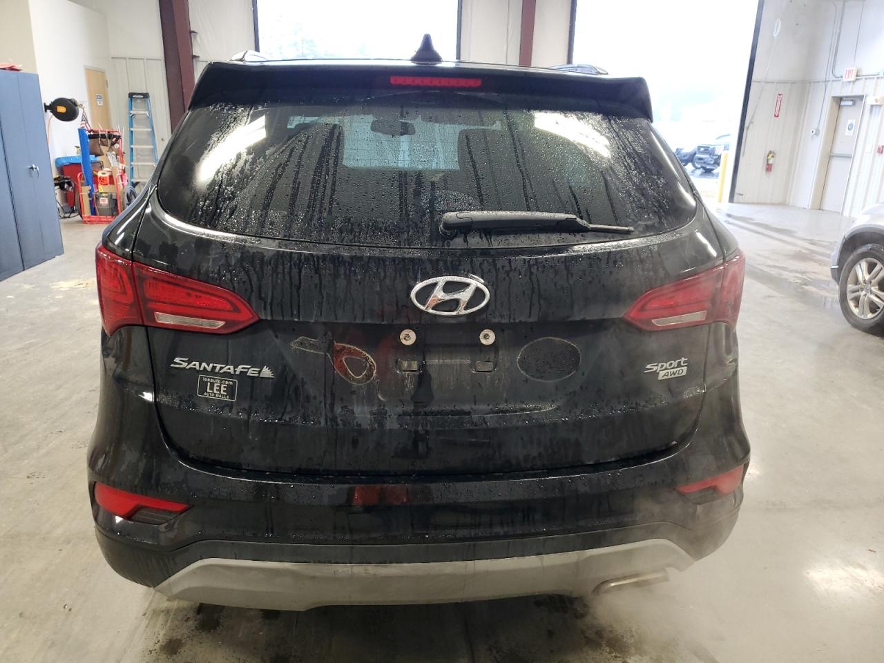 2018 Hyundai Santa Fe VIN 5NMZUDLB2JH105107 Copart auction photo, front end damage thumbnail 6