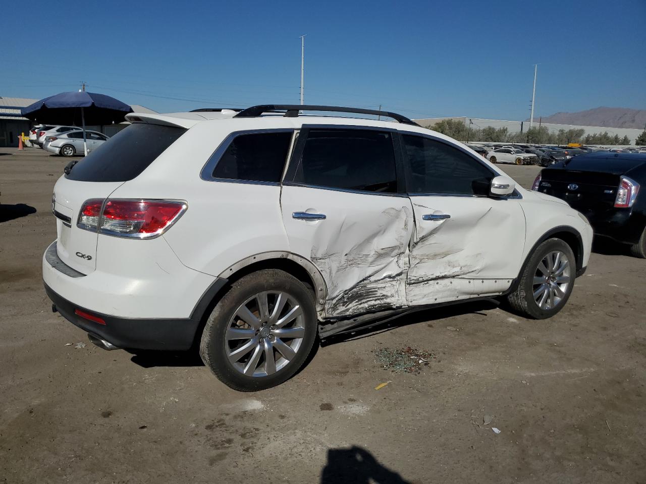 2009 Mazda CX-9 VIN JM3TB28V290177057 Copart auction photo, side damage thumbnail 3