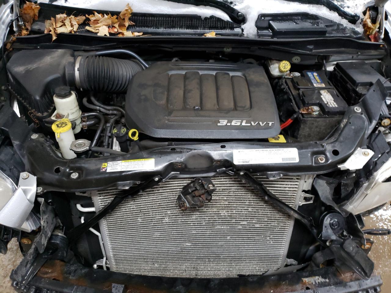 2012 Chrysler Town & Country VIN 2C4RC1BG0CR255045 Copart auction photo, front end / minor dent/scratches damage thumbnail 13