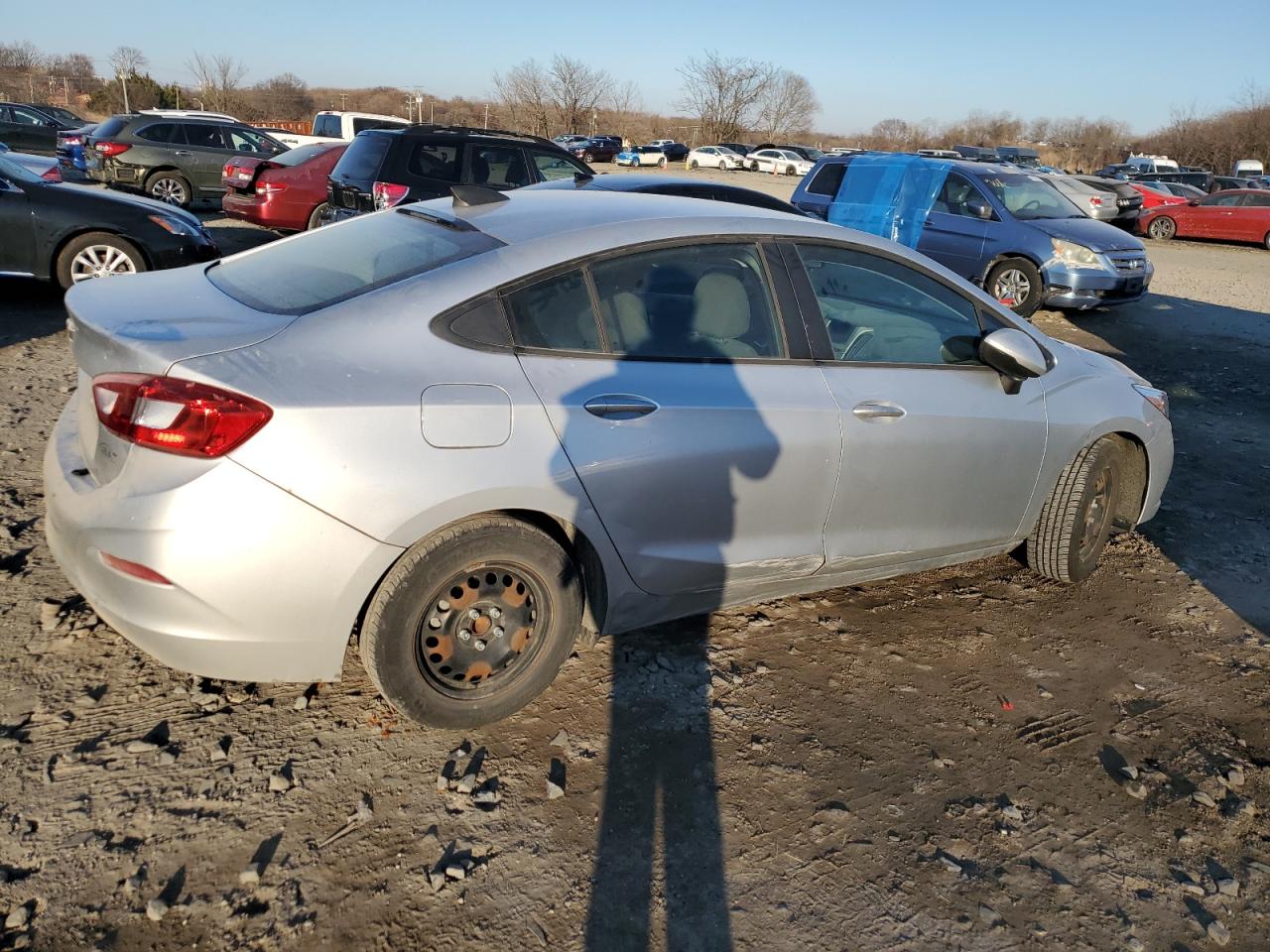 2017 Chevrolet Cruze VIN 1G1BC5SM3H7279873 Copart auction photo, undercarriage damage thumbnail 3