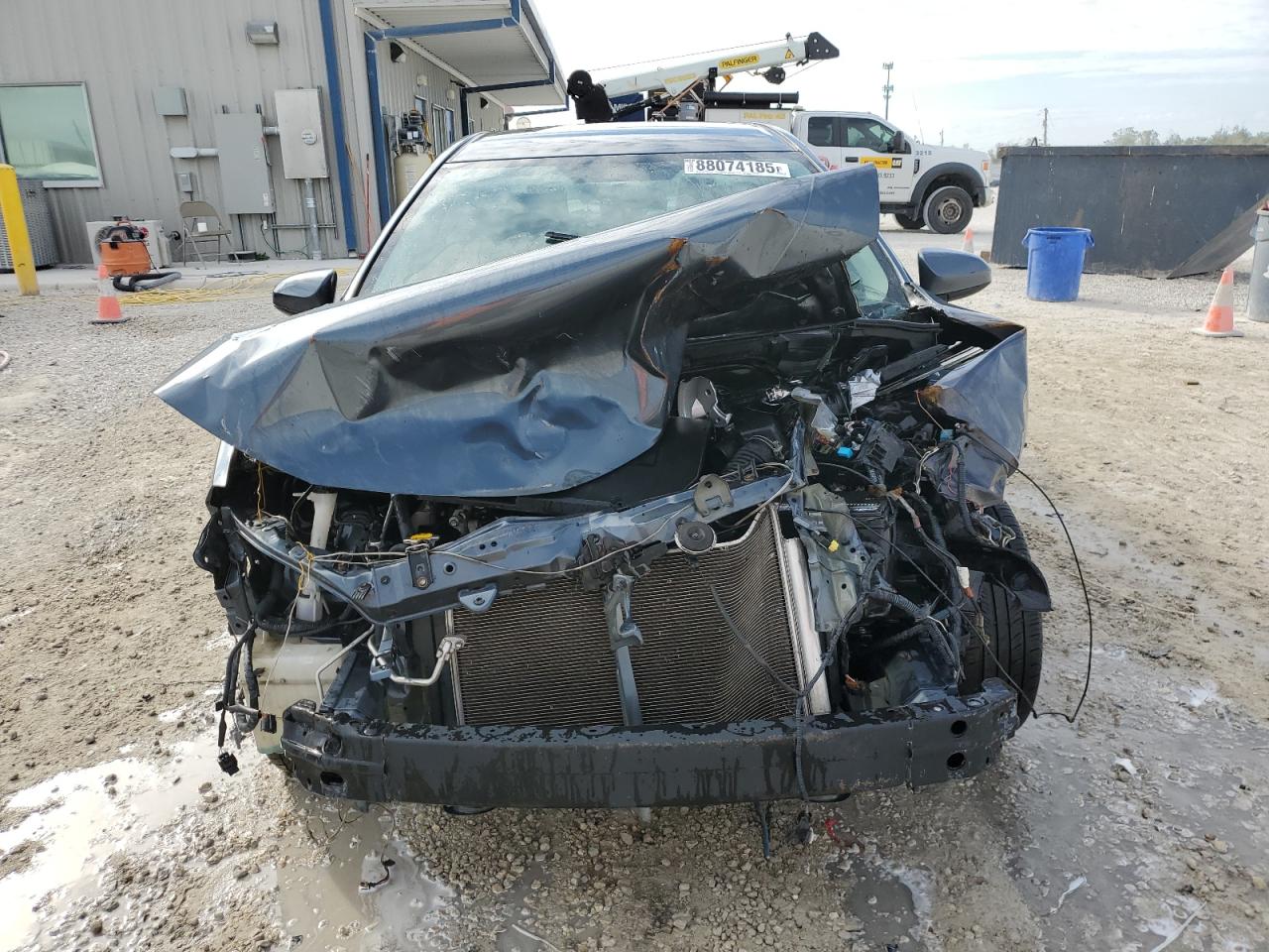 2015 Toyota Corolla VIN 2T1BURHE5FC298996 Copart auction photo, front end / side damage thumbnail 5