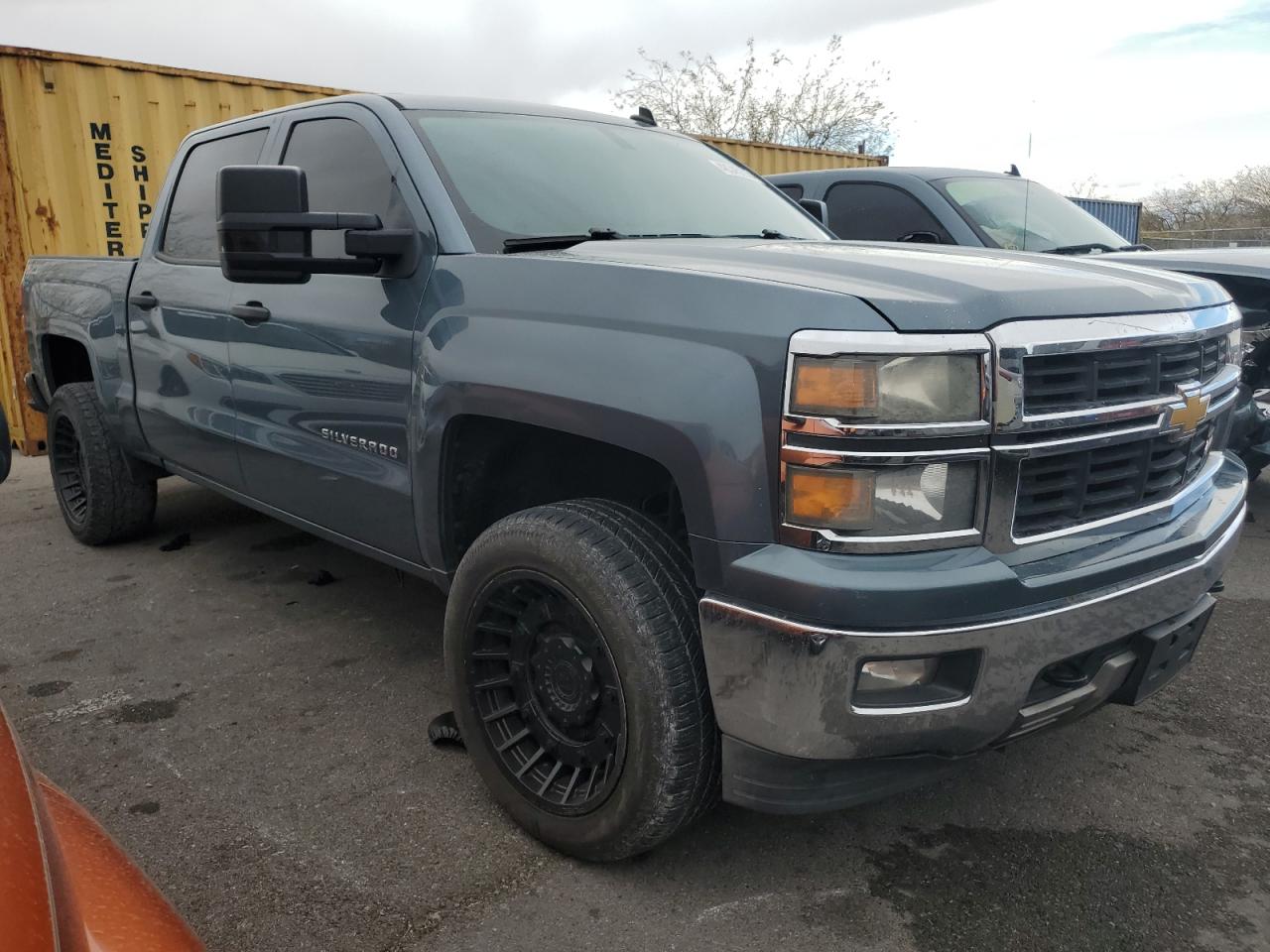 2014 Chevrolet Silverado VIN 3GCUKREC6EG181126 Copart auction photo, side / rear end damage thumbnail 4