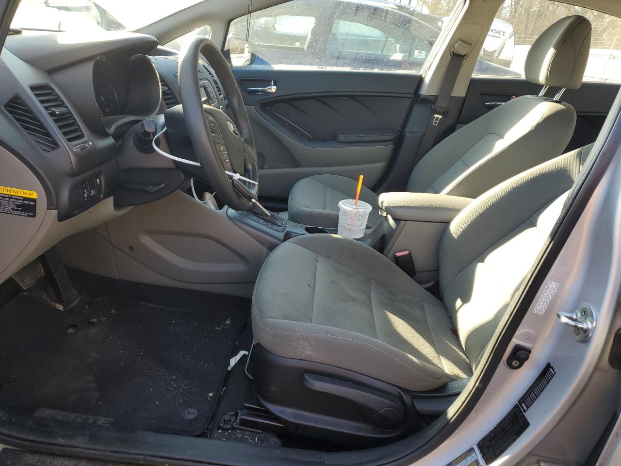 2016 KIA Forte VIN KNAFK4A64G5614624 Copart auction photo, top/roof damage thumbnail 7